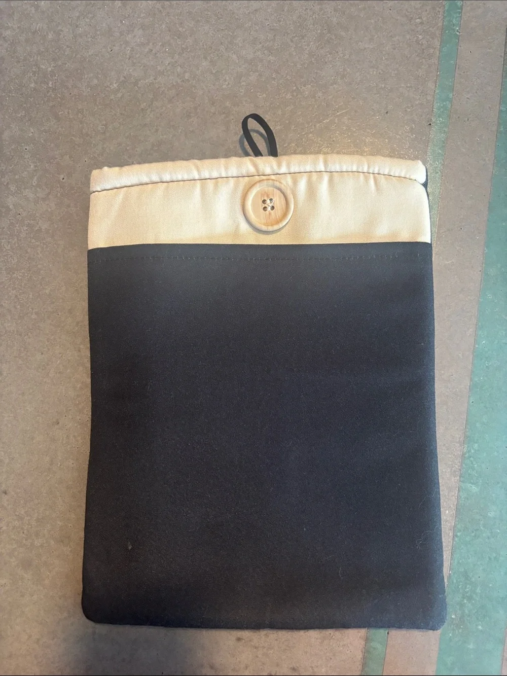 Villain Lover Embroidered Black Pouch